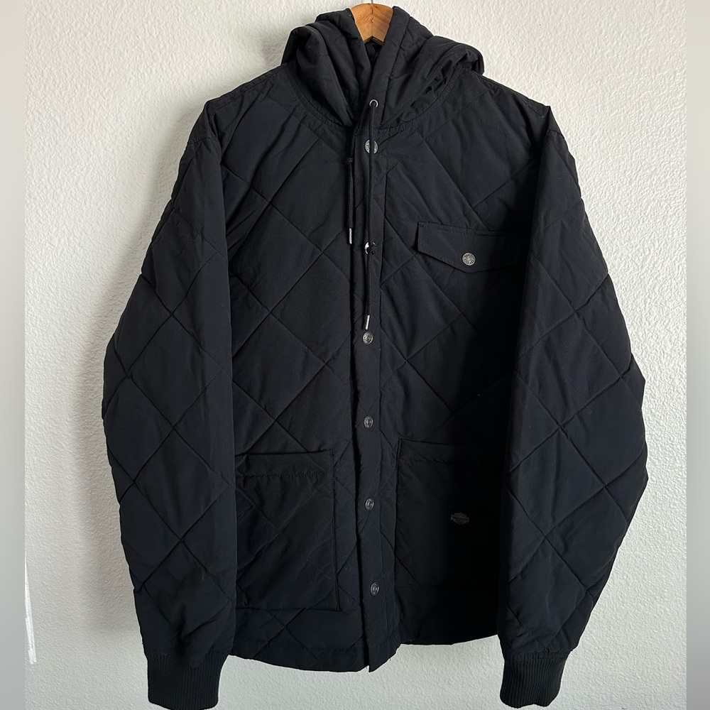 Harley Davidson Motorcycle Racing Bomber Quilted Jacket Forever Harley Size XL